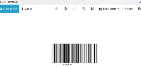 tạo mã vạch trực tuyến