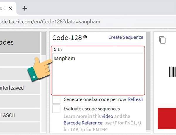 tạo mã vạch online free